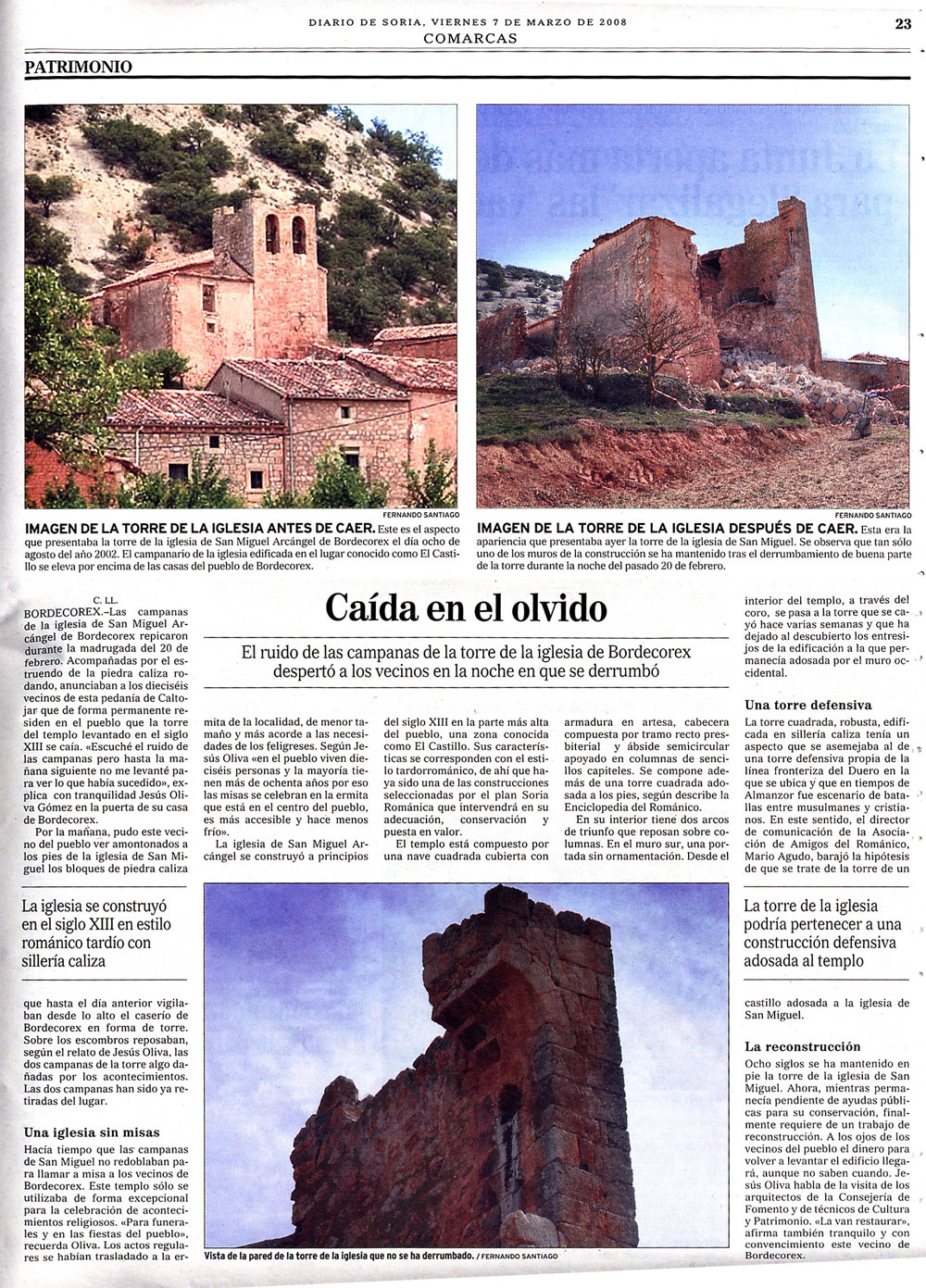 Caída en el olvido